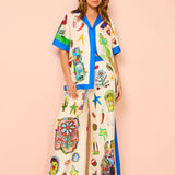Cleo - Conjunto dos piezas estampado