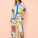 Cleo - Conjunto dos piezas estampado