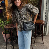 Blusa de leopardo