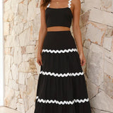 Camila - Conjunto de top y falda