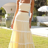 Camila - Conjunto de top y falda