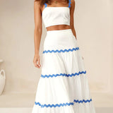 Camila - Conjunto de top y falda