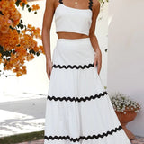 Camila - Conjunto de top y falda