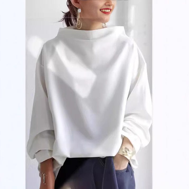 Gabriella™ | Jersey chic de cuello alto