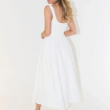 Helena | Vestido largo con escote cuadrado