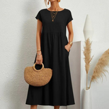 Marcia | Vestido de verano de tela premium estilo Floating