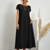 Marcia | Vestido de verano de tela premium estilo Floating