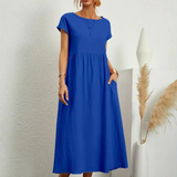 Marcia | Vestido de verano de tela premium estilo Floating
