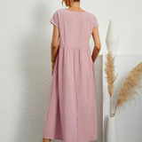 Marcia | Vestido de verano de tela premium estilo Floating