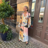 Hawái | Conjunto floral de dos piezas