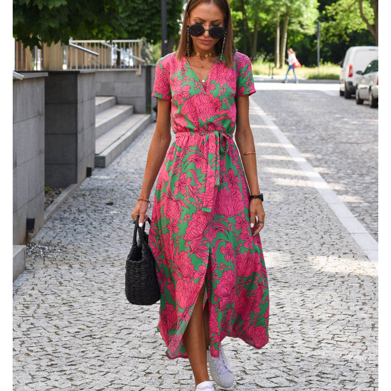 Lola - Vestido largo estampado