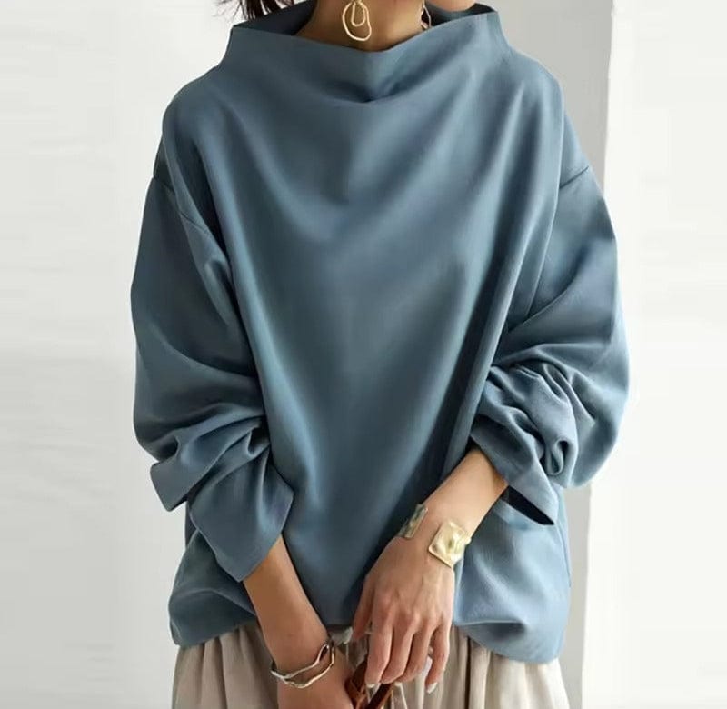 Gabriella™ | Jersey chic de cuello alto