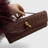 Melanie | Bolso de Hombro Clásico de Ante