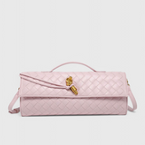 Melanie | Clutch con Detalle de Nudo Dorado