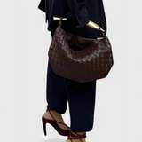 Gerda | Bolso Woven con Asa Dorada
