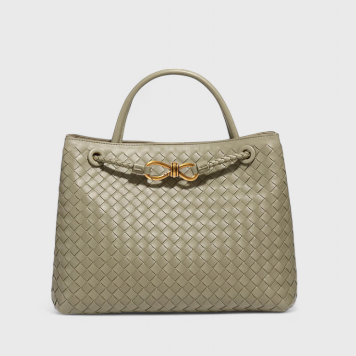 Valeria | Bolsa Diaria Tejida Índigo
