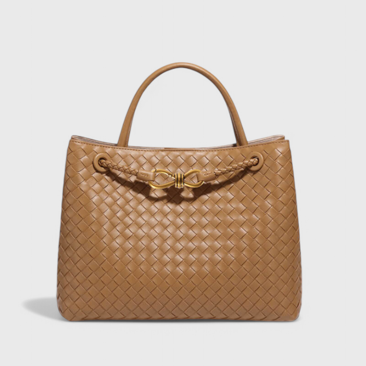 Valeria | Bolsa Diaria Tejida Índigo