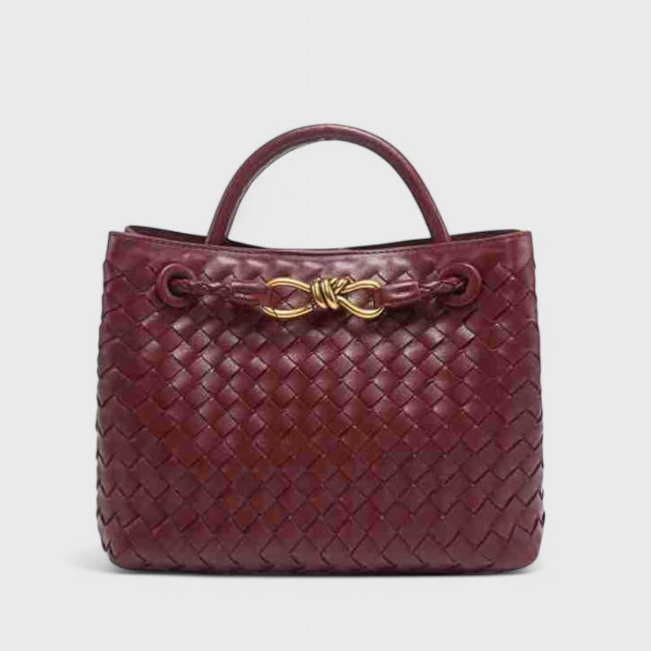 Valeria | Bolsa Diaria Tejida Índigo