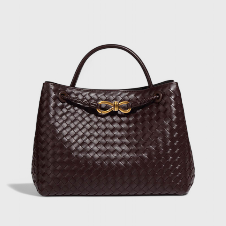 Valeria | Bolsa Diaria Tejida Índigo