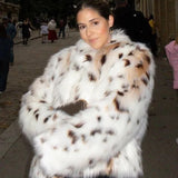 Abrigo animal print