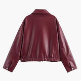 Bomber de cuero