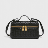 Milla | Bolso Mini Woven con Accesorios Dorados