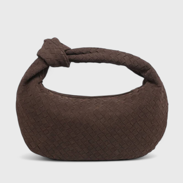 Patricia | Lila Bolso Mediano Woven con Detalle de Nudo