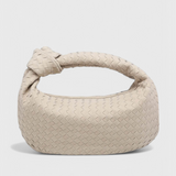Patricia | Lila Bolso Mediano Woven con Detalle de Nudo
