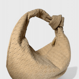 Patricia | Lila Bolso Mediano Woven con Detalle de Nudo