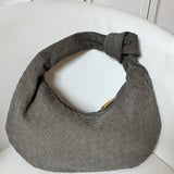 Patricia | Lila Bolso Mediano Woven con Detalle de Nudo