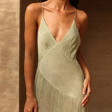 Lia | Vestido largo de tirantes