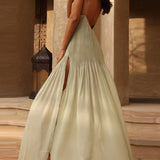 Lia | Vestido largo de tirantes