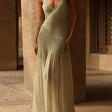 Lia | Vestido largo de tirantes
