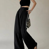 Pantalón ancho con lazada