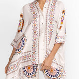 Joy - Conjunto de dos piezas estampado