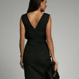 Nadia | Vestido Midi Drapado Delight