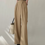 Pantalón ancho con lazada