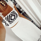 Leana - Conjunto de top y falda