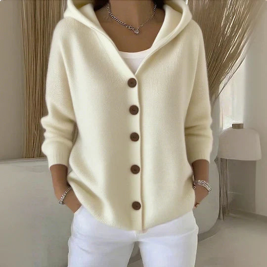 Felicia | Cárdigan moderno con capucha