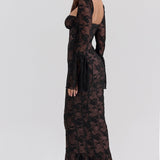 Allegra | Vestido largo de encaje