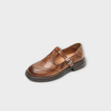 Eike | Zapatos clásicos de cuero con correa en T