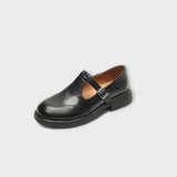 Eike | Zapatos clásicos de cuero con correa en T