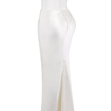 Niza | Vestido largo de satén