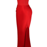 Niza | Vestido largo de satén