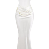 Niza | Vestido largo de satén