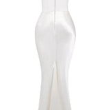 Niza | Vestido largo de satén