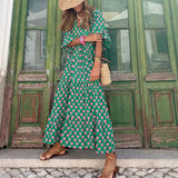 Flora - Vestido largo estampado