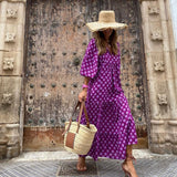 Flora - Vestido largo estampado