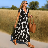 Valeria - Vestido midi estampado