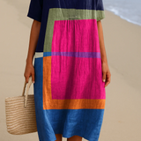 ADRIANA - VESTIDO MIDI ESTAMPADO